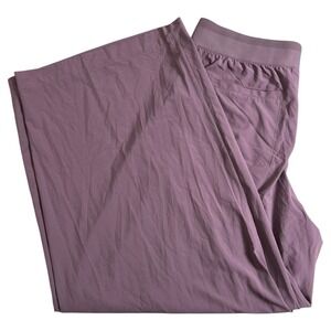 Athleta Womens 14 Mauve High Rise Brooklyn Heights Pleated Wide Leg Pant #533436